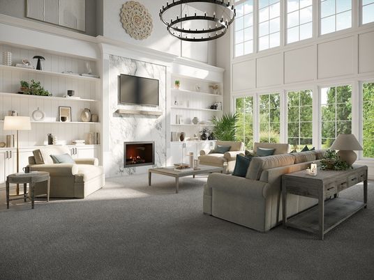 Fireplace, Interior, Living room, Pendant Lights