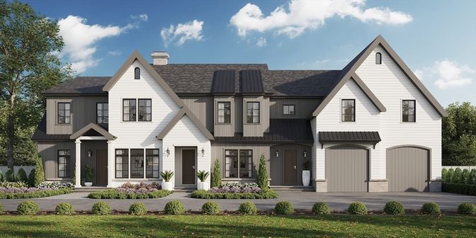 Attached, Exterior, Facade, Farmhouse