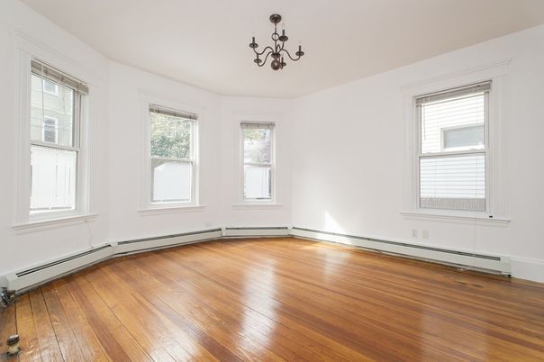 Chandelier, Empty room, Interior, Wood Texture Flooring