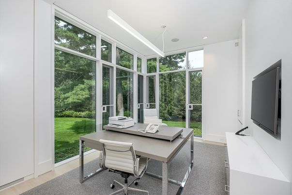 Home Office, Interior, Recessed Lighting