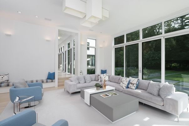 Interior, Living room, Recessed Lighting