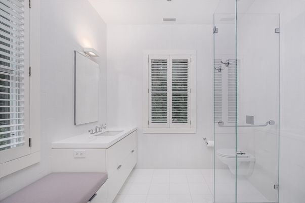 Bathroom, Glass Shower, Interior
