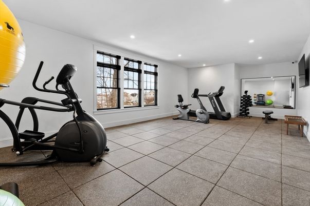 Fitness Equipment, Interior, Recessed Lighting