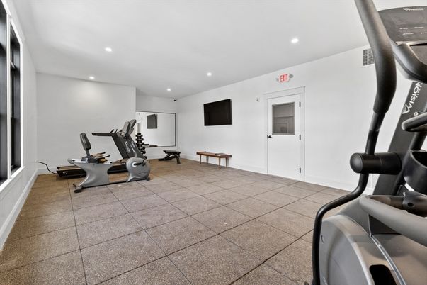Fitness Equipment, Interior, Recessed Lighting