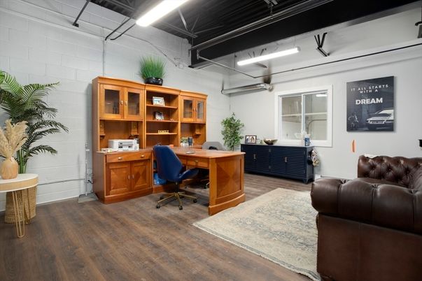 Home Office, Interior, Wood Texture Flooring