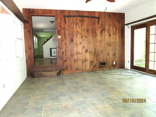 Empty room, Interior, Wooden Walls