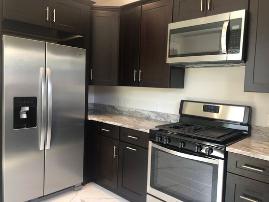 Interior, Kitchen, Marble, Stainless Steel Appliances