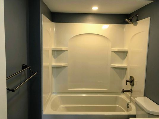 Bathroom, Interior, Recessed Lighting