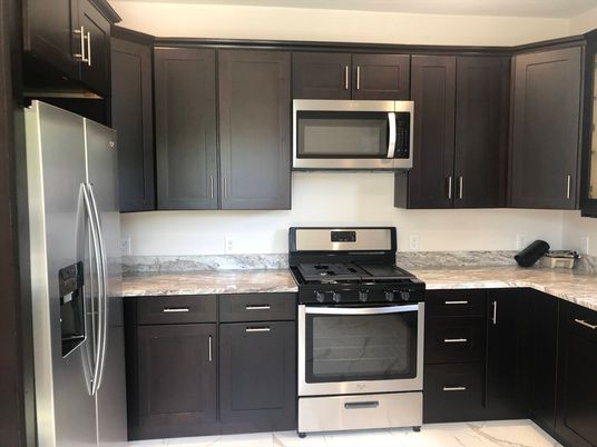 Interior, Kitchen, Marble, Stainless Steel Appliances