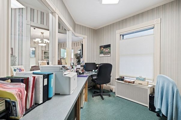 Chandelier, Home Office, Interior