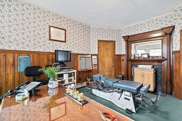Fitness Equipment, Home Office, Interior, Wooden Walls
