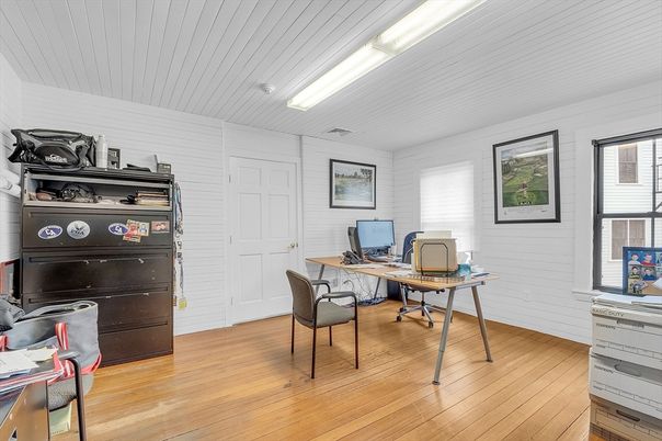 Home Office, Interior, Wood Texture Flooring