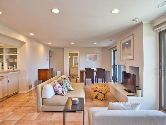 Dining room, Fireplace, Interior, Living room, Recessed Lighting