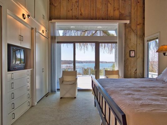 Bedroom, Interior, Water, Wooden Walls
