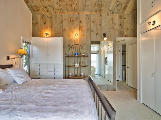 Bedroom, Interior, Wooden Ceilings, Wooden Walls
