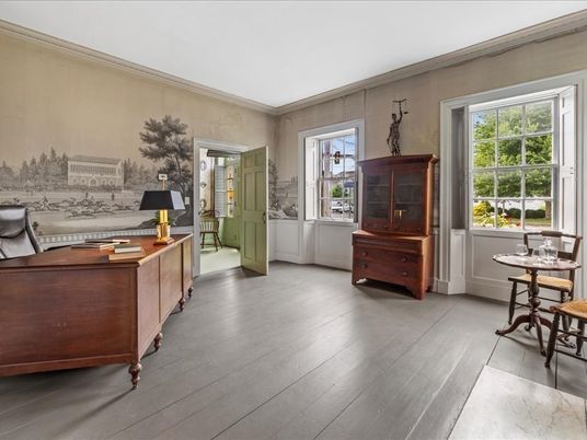 Home Office, Interior, Wood Texture Flooring