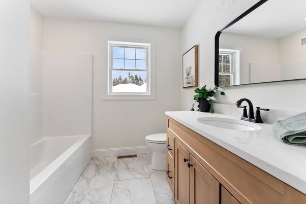 Bathroom, Dual Sink Vanities, Interior, Marble