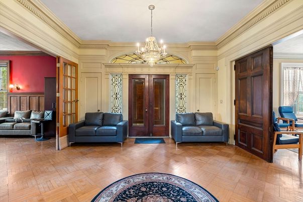 Chandelier, Interior, Wood Texture Flooring