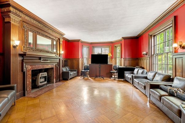 Fireplace, Interior, Living room, Wood Texture Flooring