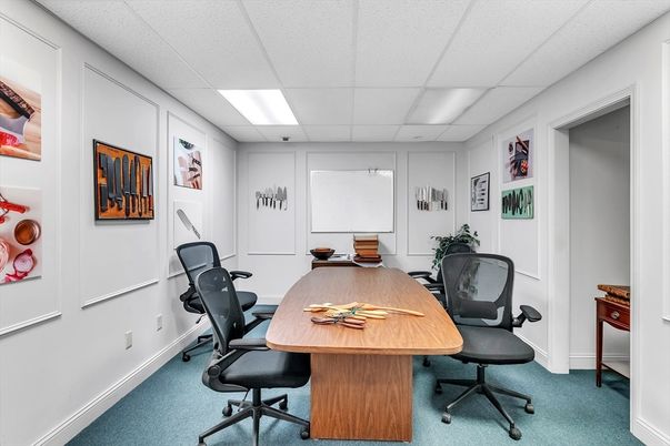 Home Office, Interior, Recessed Lighting