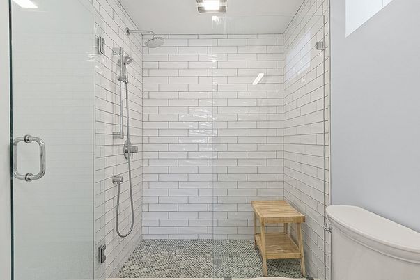 Bathroom, Glass Shower, Interior