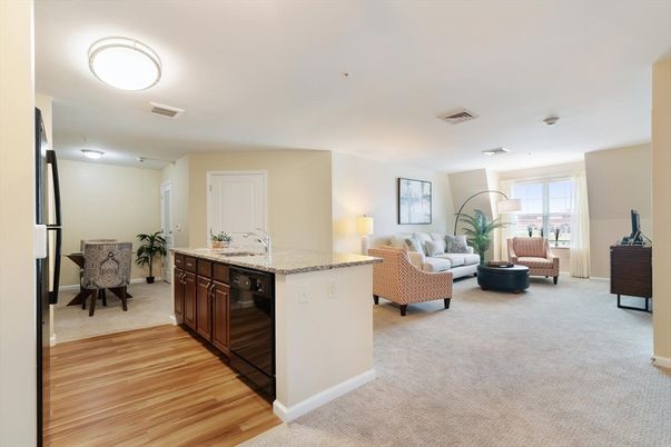 Interior, Kitchen, Living room, Wood Texture Flooring