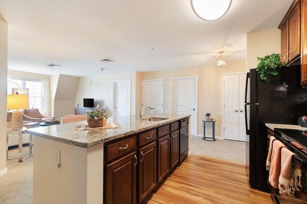 Interior, Kitchen, Wood Texture Flooring