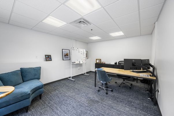 Home Office, Interior, Recessed Lighting