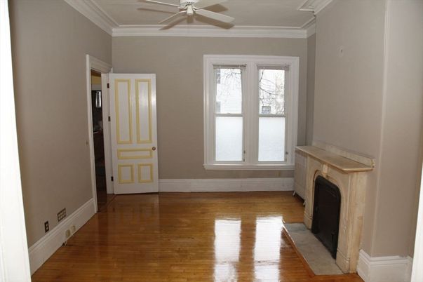 Empty room, Fireplace, Interior, Wood Texture Flooring