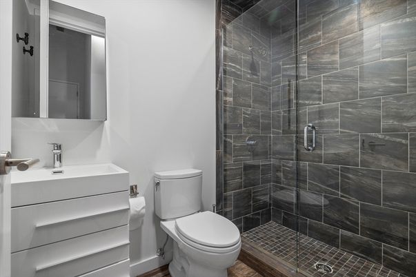 Bathroom, Glass Shower, Interior