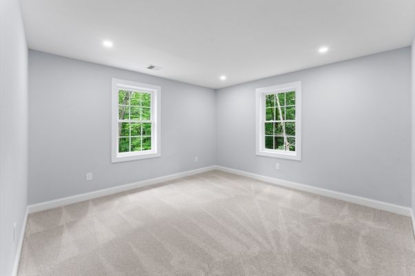 Empty room, Interior, Recessed Lighting