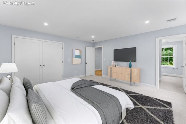 Bedroom, Interior, Recessed Lighting