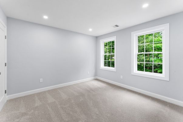 Empty room, Interior, Recessed Lighting