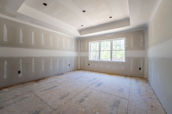 Empty room, Interior, Recessed Lighting