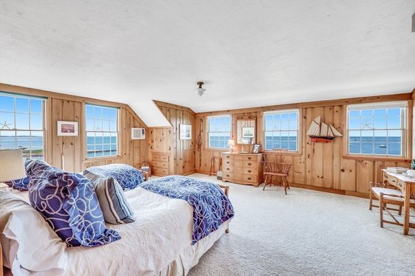 Bedroom, Interior, Water, Wooden Walls