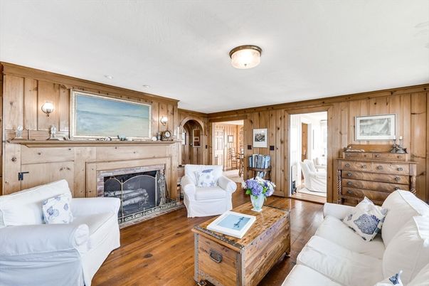 Fireplace, Interior, Living room, Wood Texture Flooring, Wooden Walls