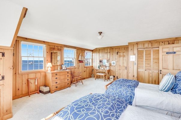 Bedroom, Home Office, Interior, Wooden Walls
