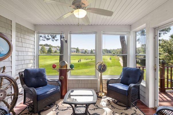 Interior, Sun Room, Wood Texture Flooring