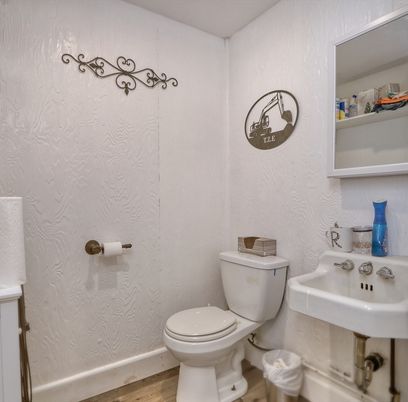 Bathroom, Interior, Wood Texture Flooring