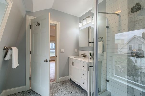 Bathroom, Glass Shower, Interior