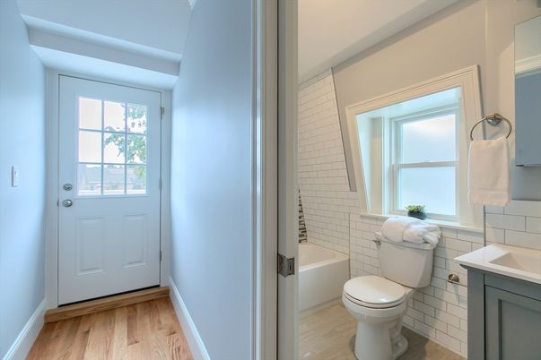 Bathroom, Interior, Wood Texture Flooring