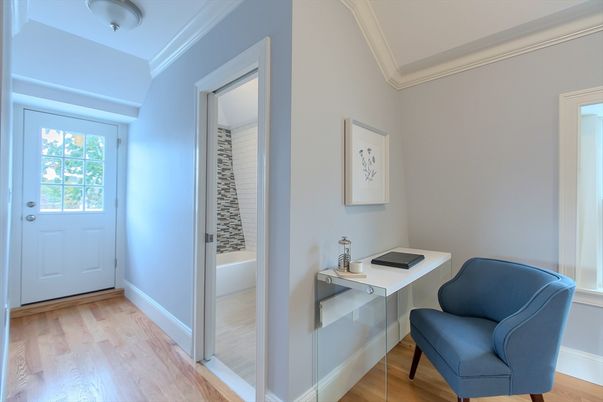 Home Office, Interior, Wood Texture Flooring
