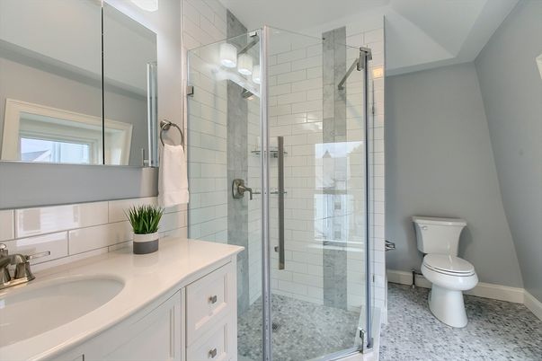 Bathroom, Glass Shower, Interior