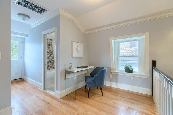 Home Office, Interior, Wood Texture Flooring