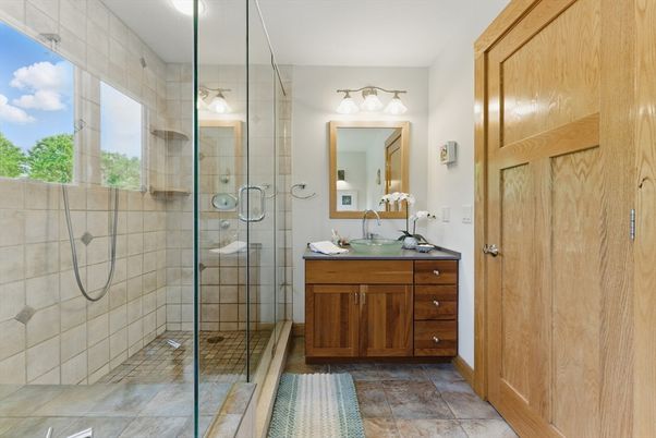Bathroom, Glass Shower, Interior