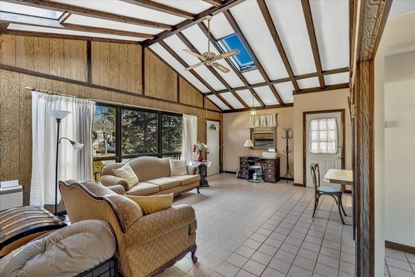 Interior, Living room, Wooden Beams