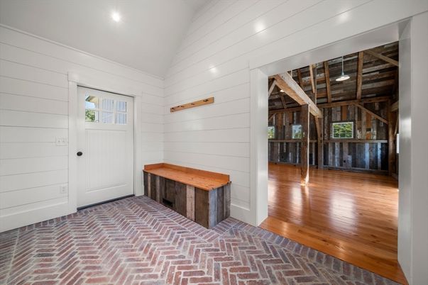 Interior, Recessed Lighting, Wooden Beams, Wood Texture Flooring
