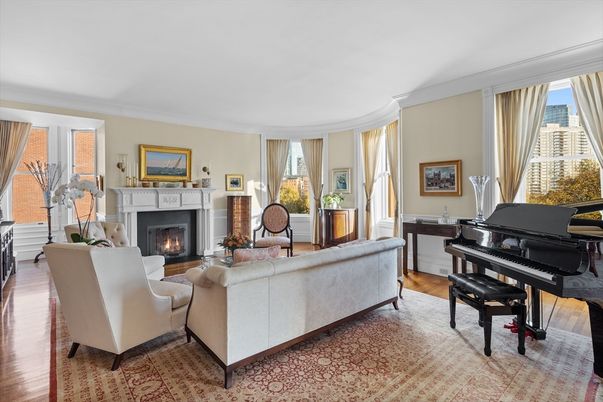 Fireplace, Interior, Living room, Piano, Wood Texture Flooring