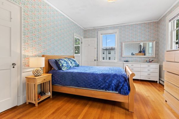 Bedroom, Interior, Wood Texture Flooring