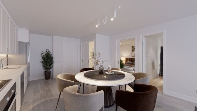Dining room, Interior, Kitchen, Wood Texture Flooring